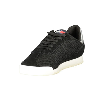 Tommy Hilfiger Schwarzer Polyester Damen Sneaker