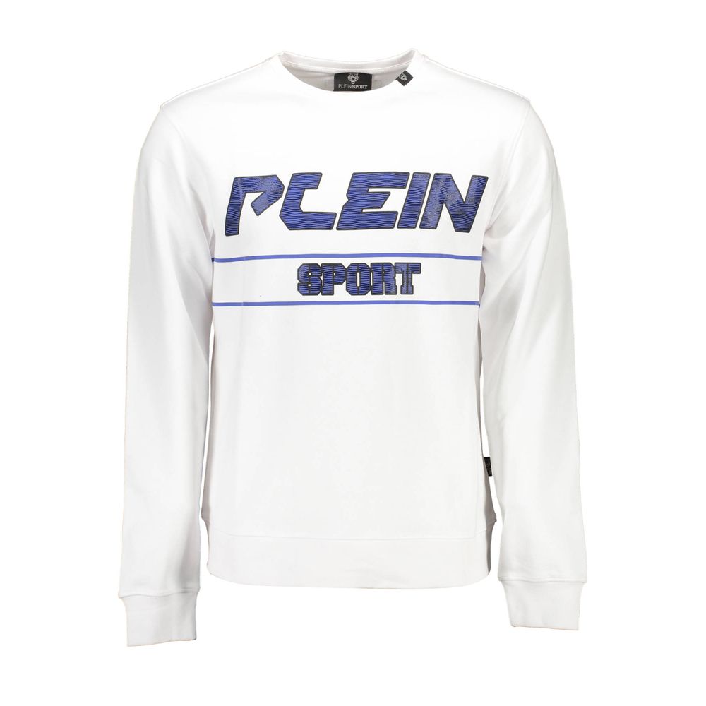 Plein Sport Cotton Sweatshirt in White