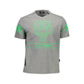 Plein Sport Graues Baumwoll-T-Shirt
