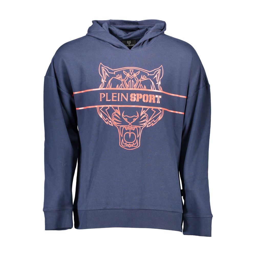 Plein Sport Cotton Sweatshirt in Blue