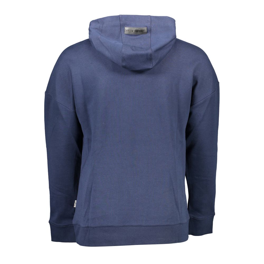 Plein Sport Cotton Sweatshirt in Blue