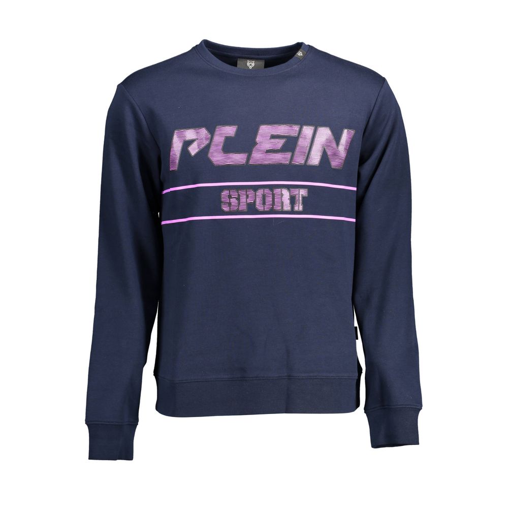 Plein Sport Cotton Sweatshirt in Blue