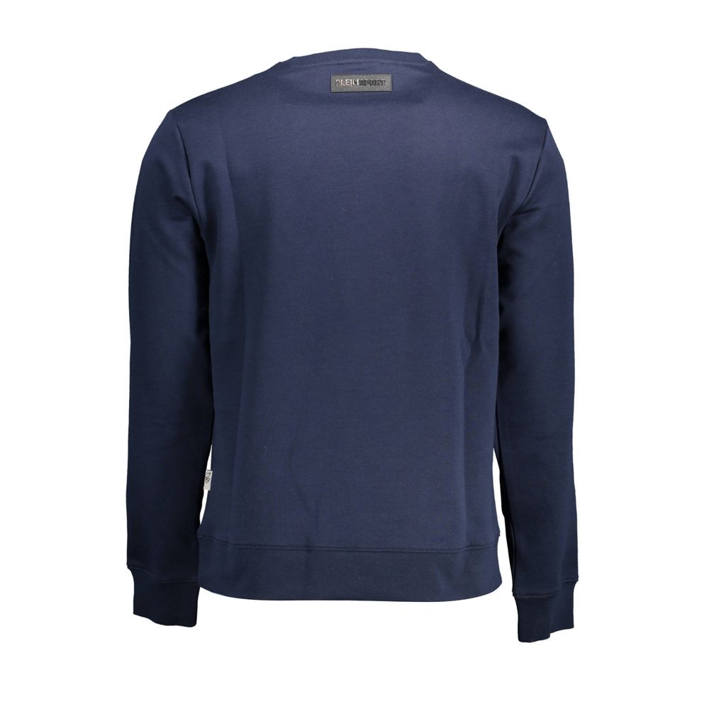 Plein Sport Cotton Sweatshirt in Blue