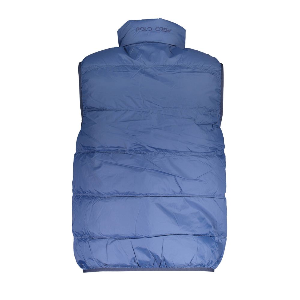 La Martina Sleeveless Polyamide Jacket in Blue