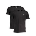 Fila Schwarz Baumwolle Männer TShirt