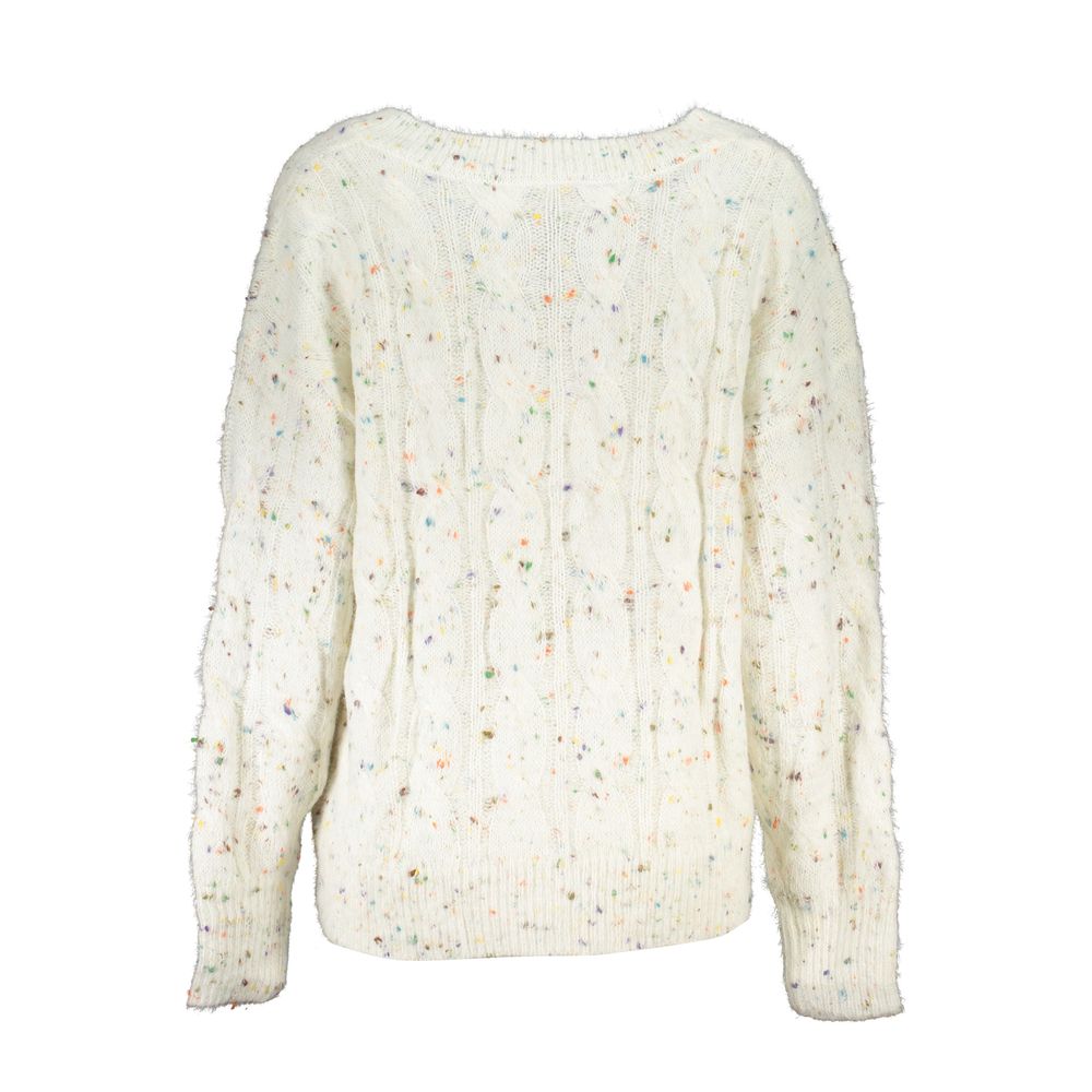 Desigual Hochgeschlossener Pullover mit Kontrastdetails