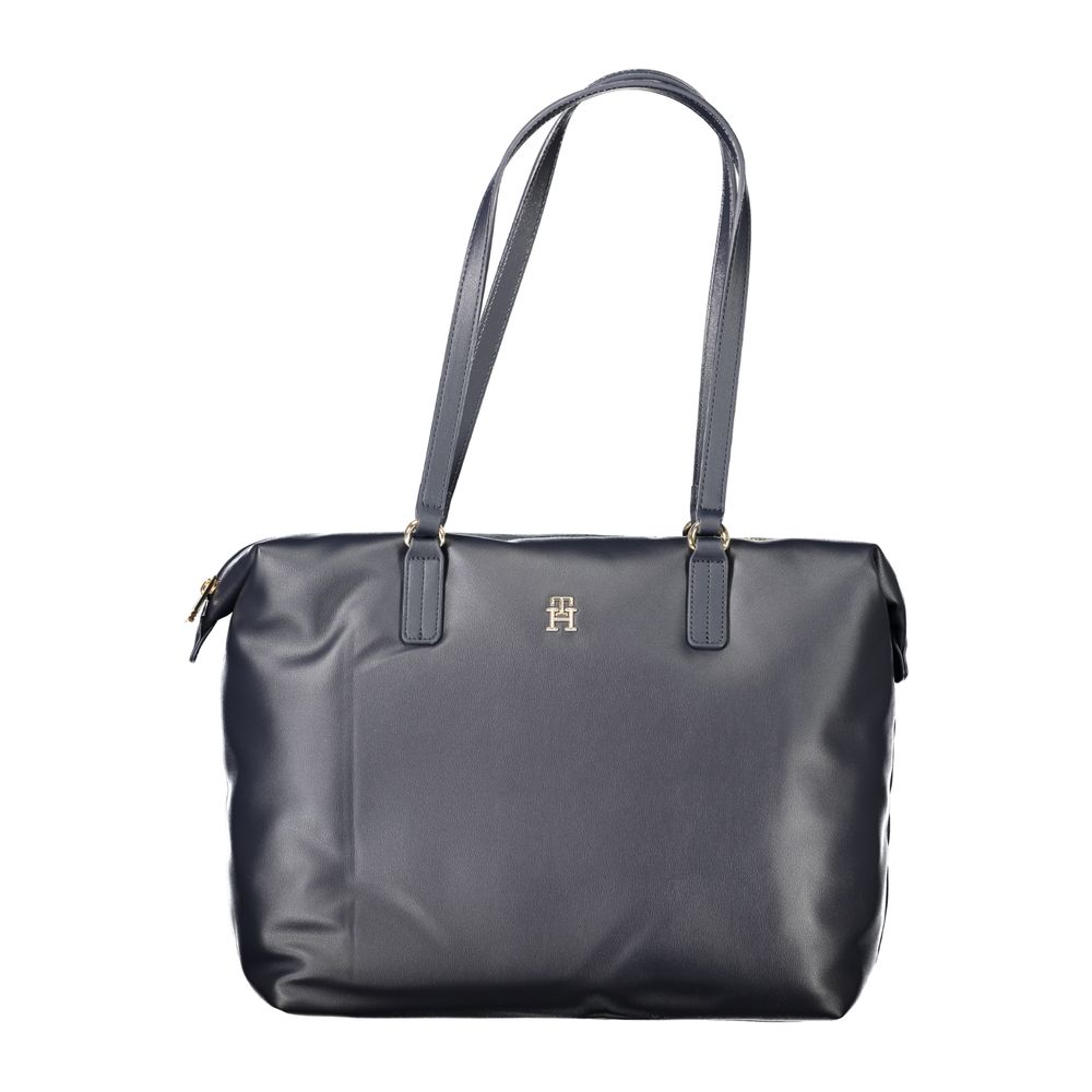 Tommy Hilfiger Blaue Polyester Handtasche
