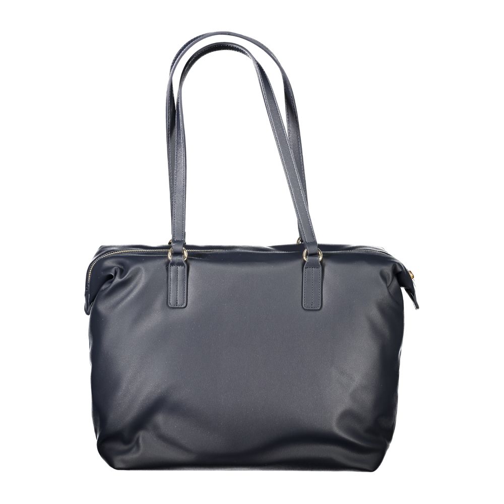 Tommy Hilfiger Blaue Polyester Handtasche