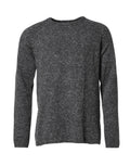 Dolce & Gabbana Grauer Pullover mit Rundhalsausschnitt aus Wolle