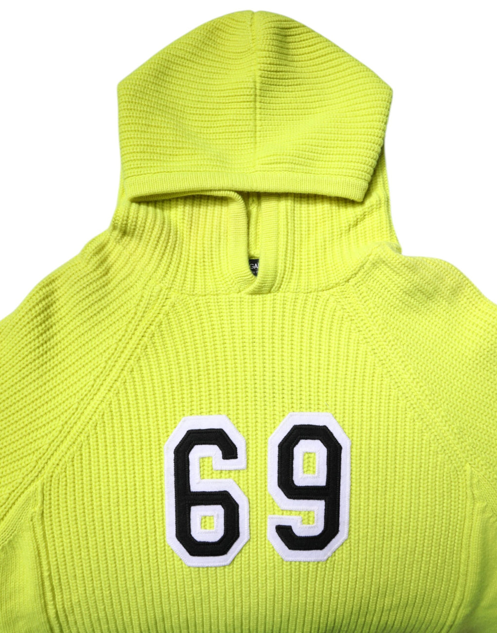 Dolce & Gabbana Green 69 Knit Hooded Men's Sweater Pullover