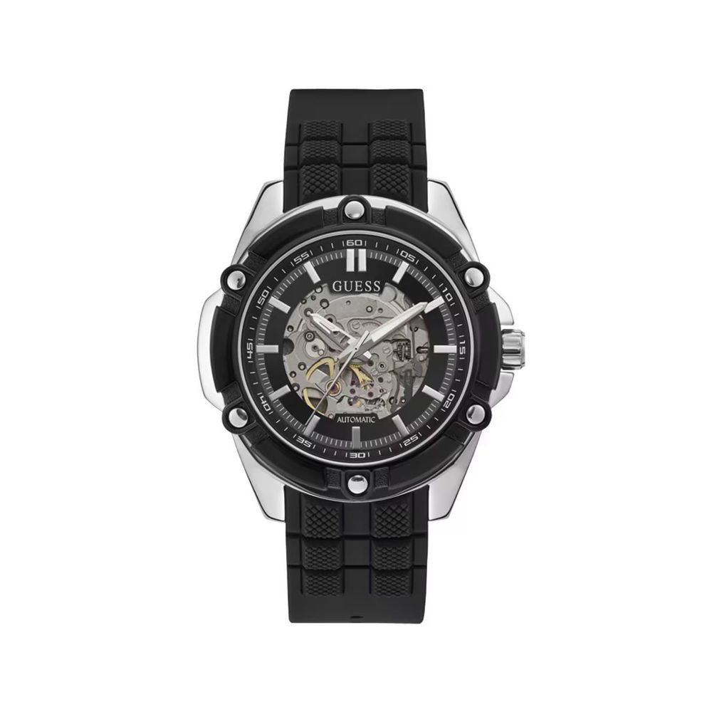 Guess Schwarze synthetische Sportuhr