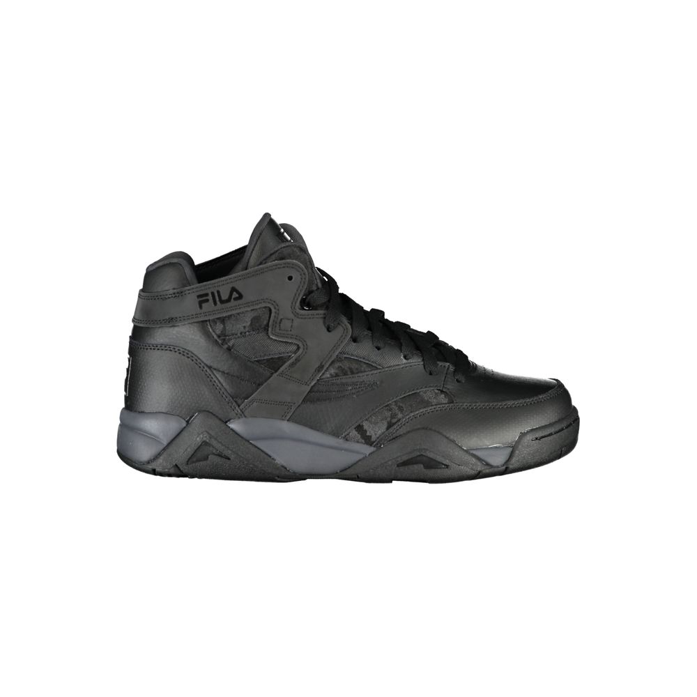 Fila Sporty High-Top Sneakers with Contrasting Details