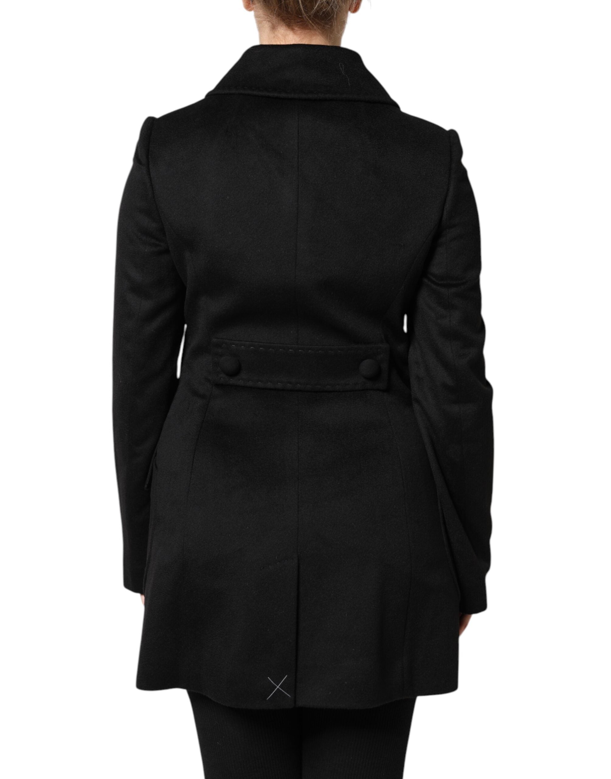 Dolce & Gabbana Black Sartoria Italiano Wool Blazer Jacket