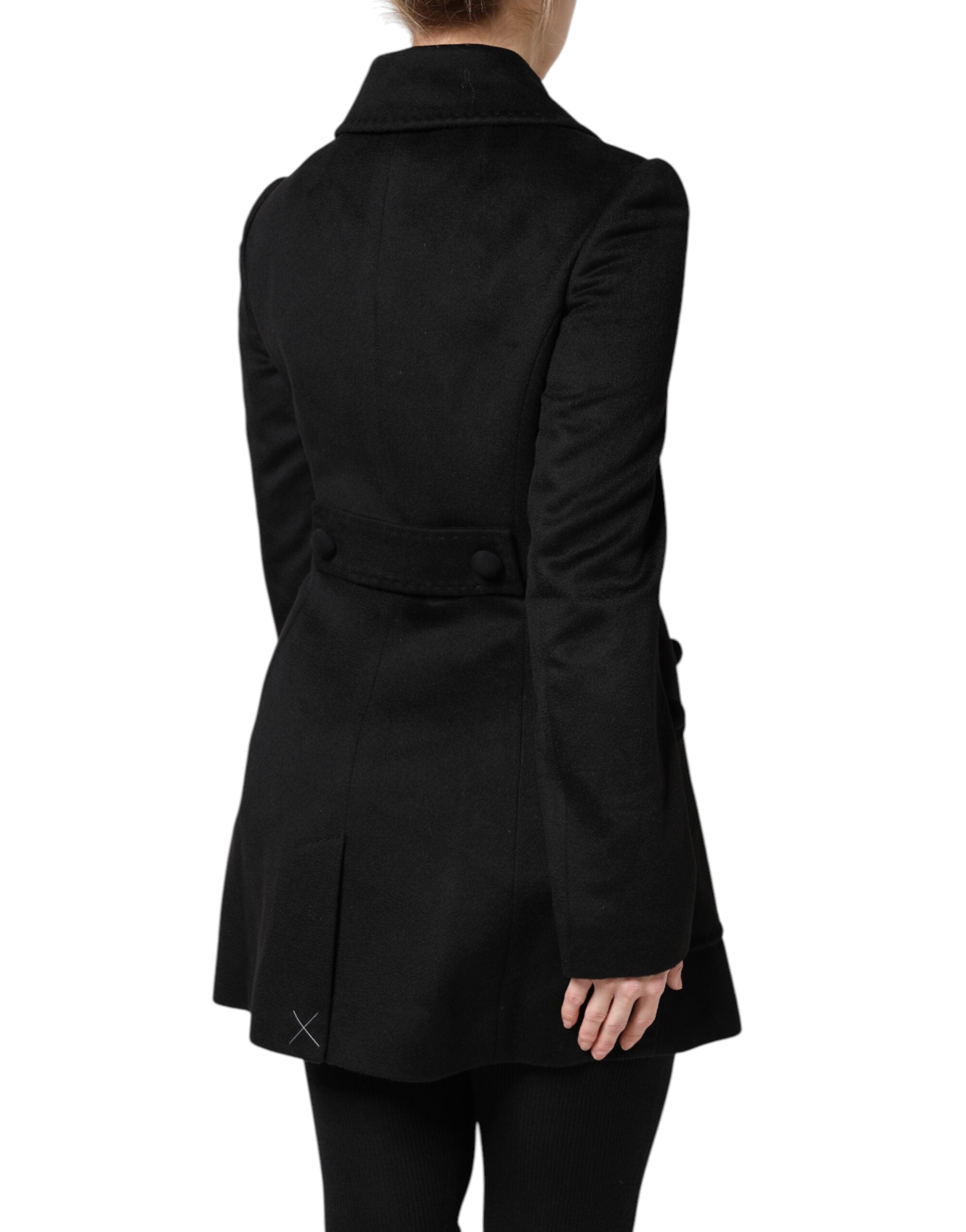 Dolce & Gabbana Black Sartoria Italiano Wool Blazer Jacket