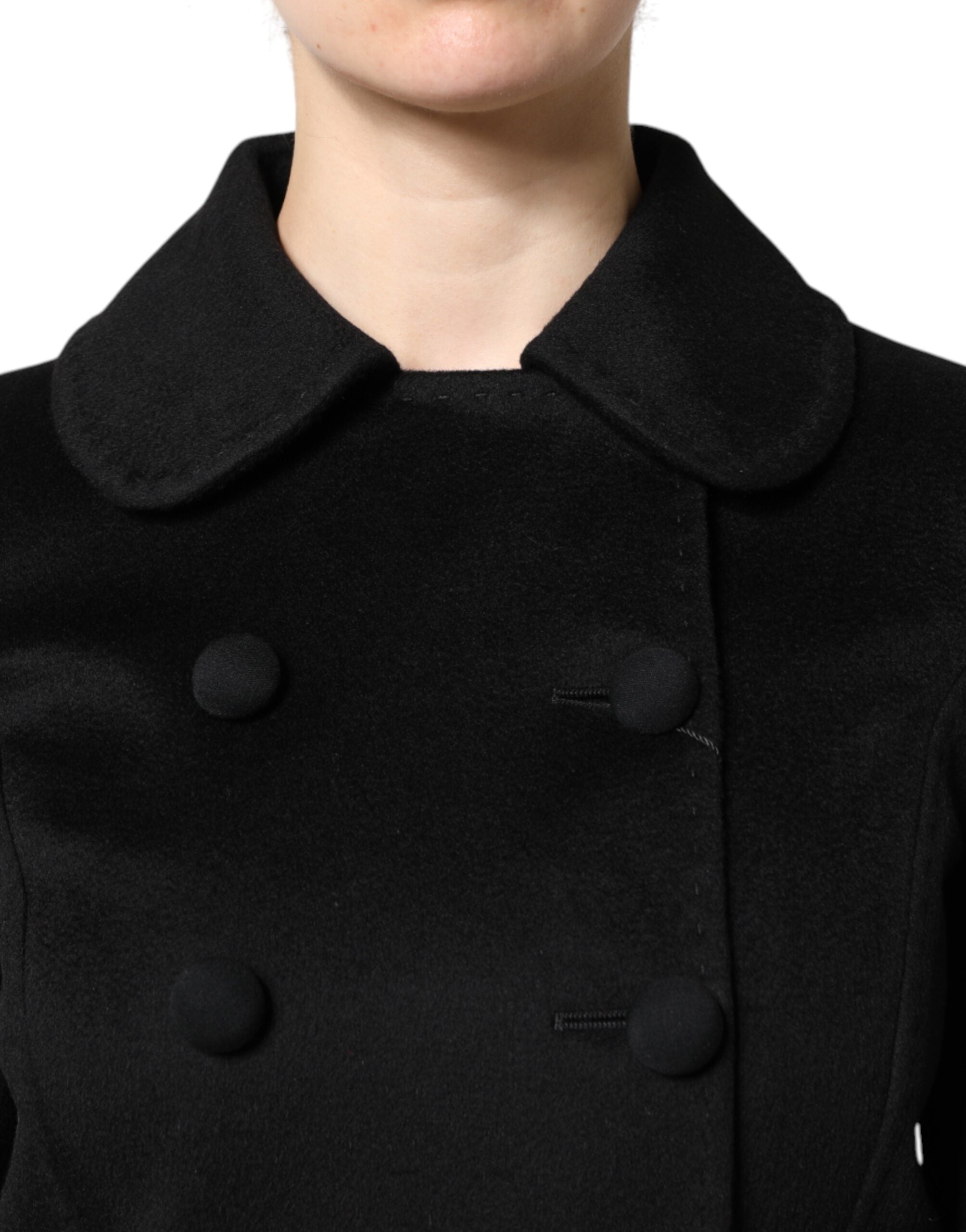 Dolce & Gabbana Black Sartoria Italiano Wool Blazer Jacket