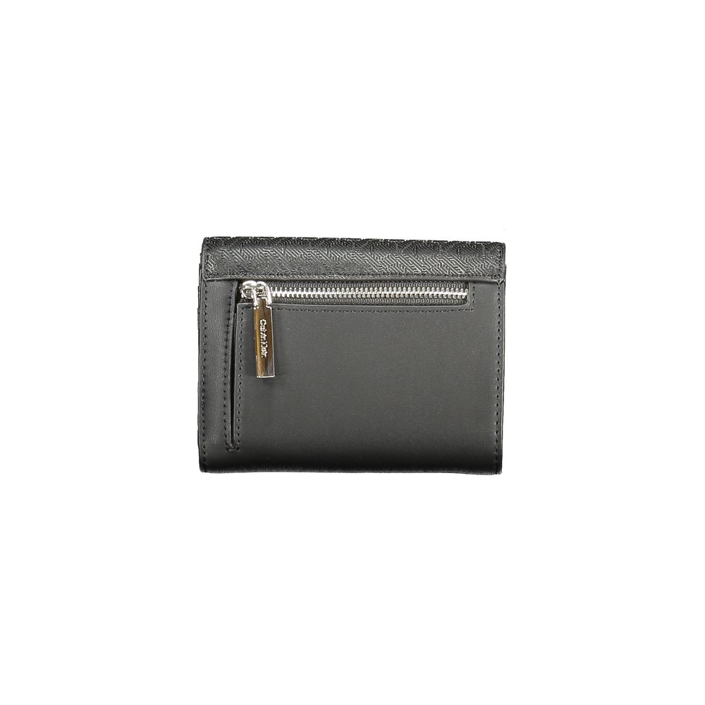 Calvin Klein Schwarzes Polyester Portemonnaie