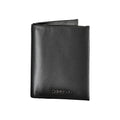 Calvin Klein Schwarzes Leder Portemonnaie