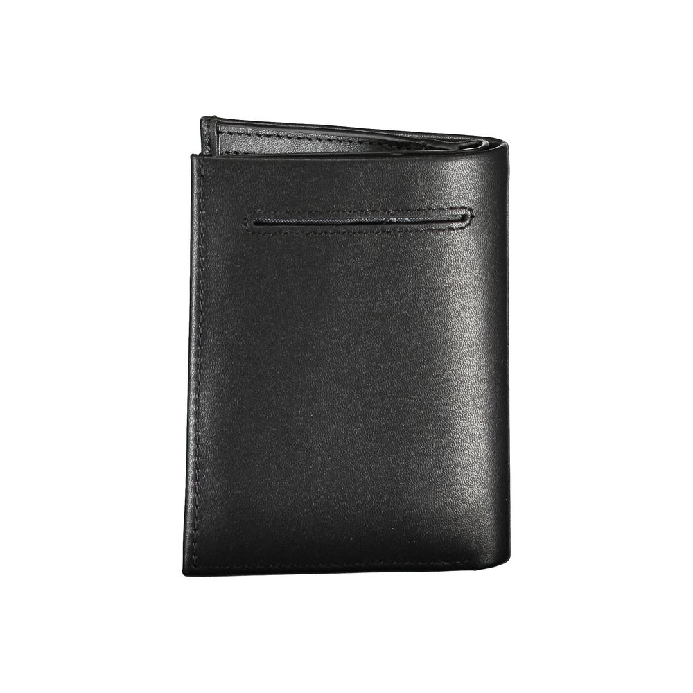 Calvin Klein Schwarzes Leder Portemonnaie