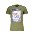 Cavalli Class Verde Baumwoll-T-Shirt für Herren