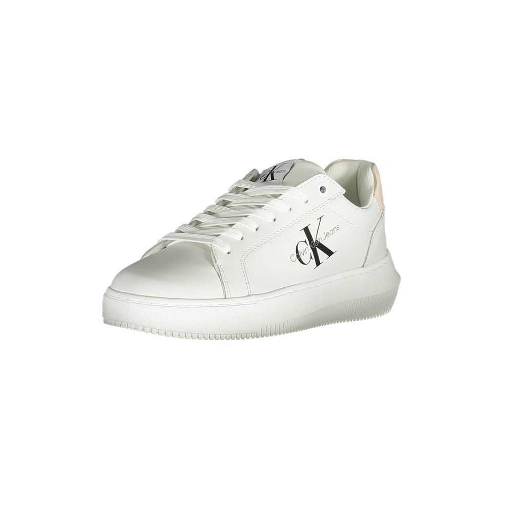 Calvin Klein Weißer Sneaker aus Polyester