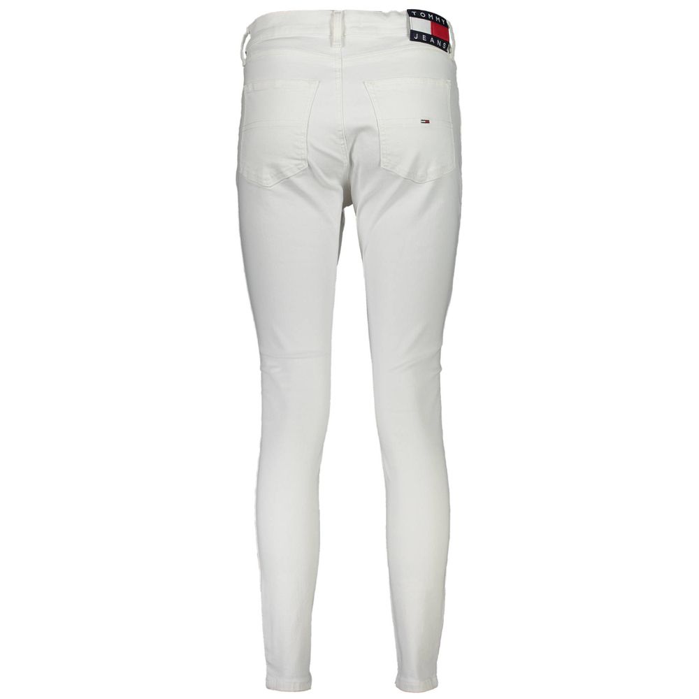 Tommy Hilfiger White Denim Cotton Jeans