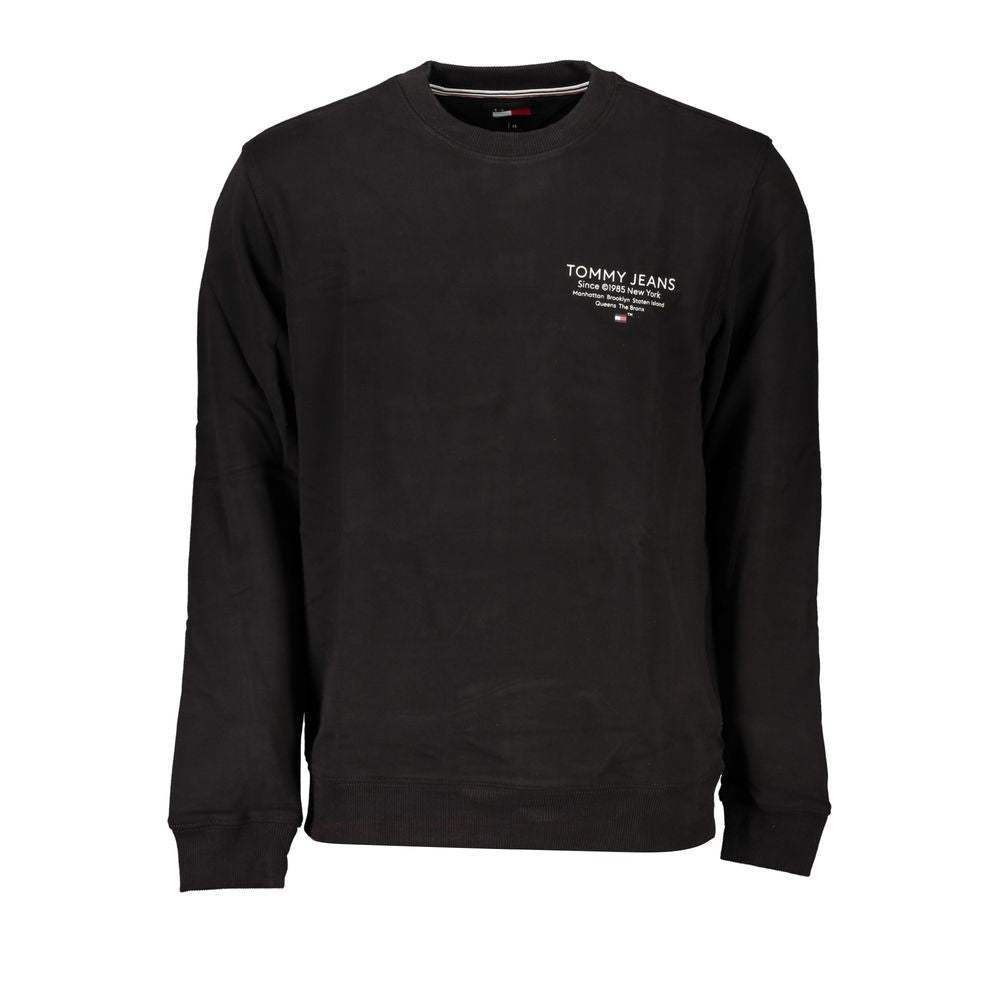 Tommy Hilfiger Schwarzer Baumwollpullover für Männer