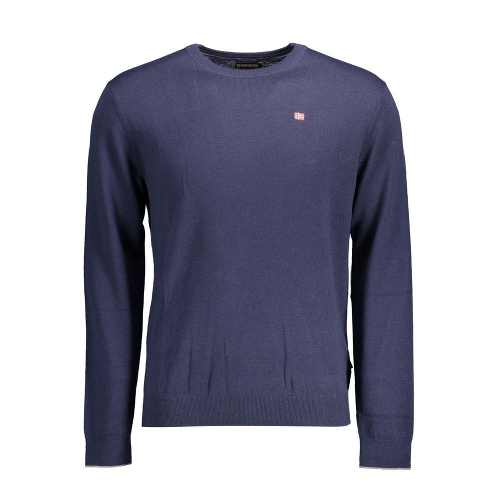 Napapijri Blue Wool Jumper for Men