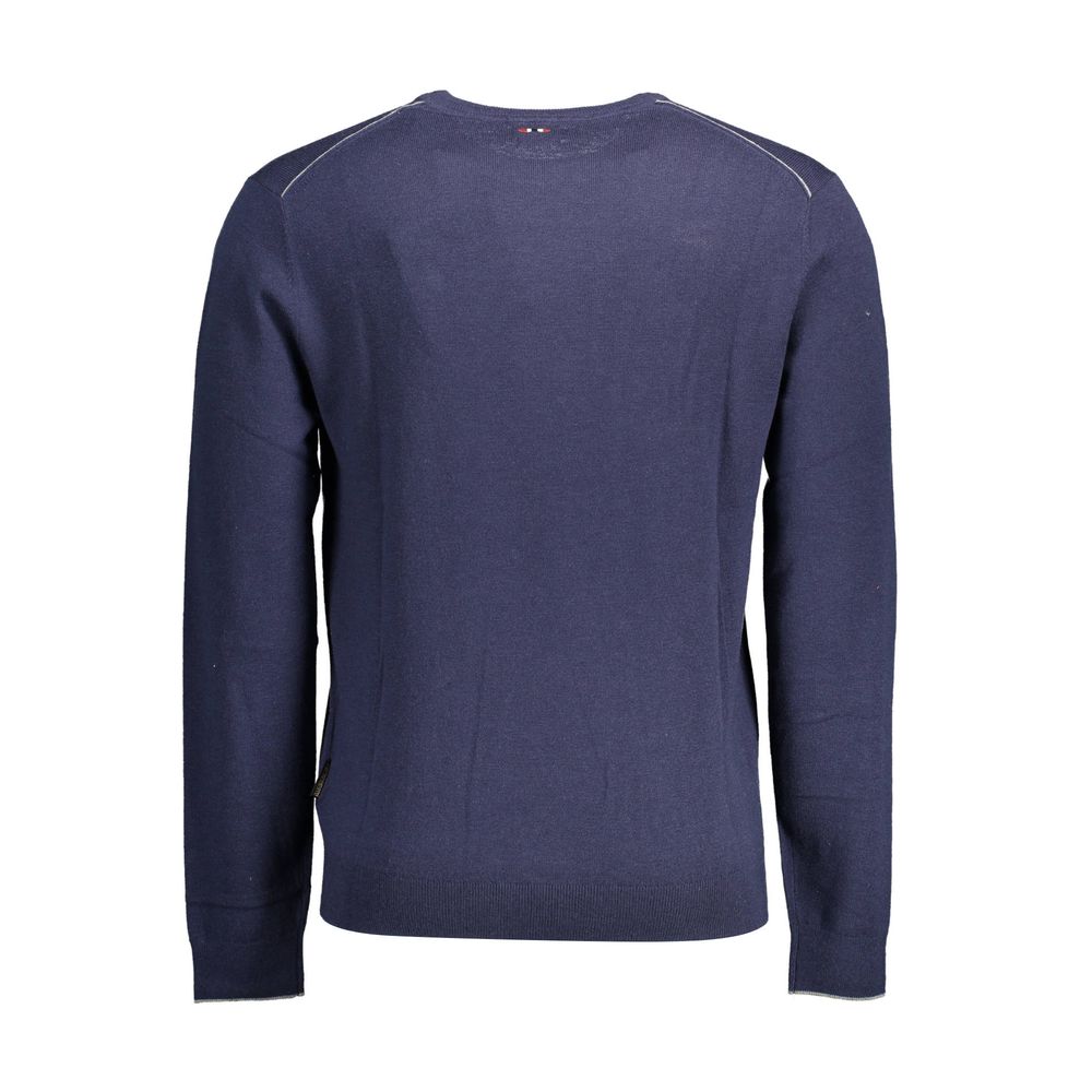 Napapijri Blue Wool Jumper for Men