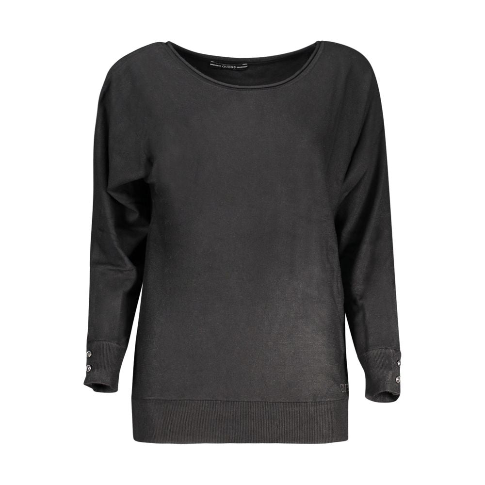 Guess Jeans Black Viscose Pullover