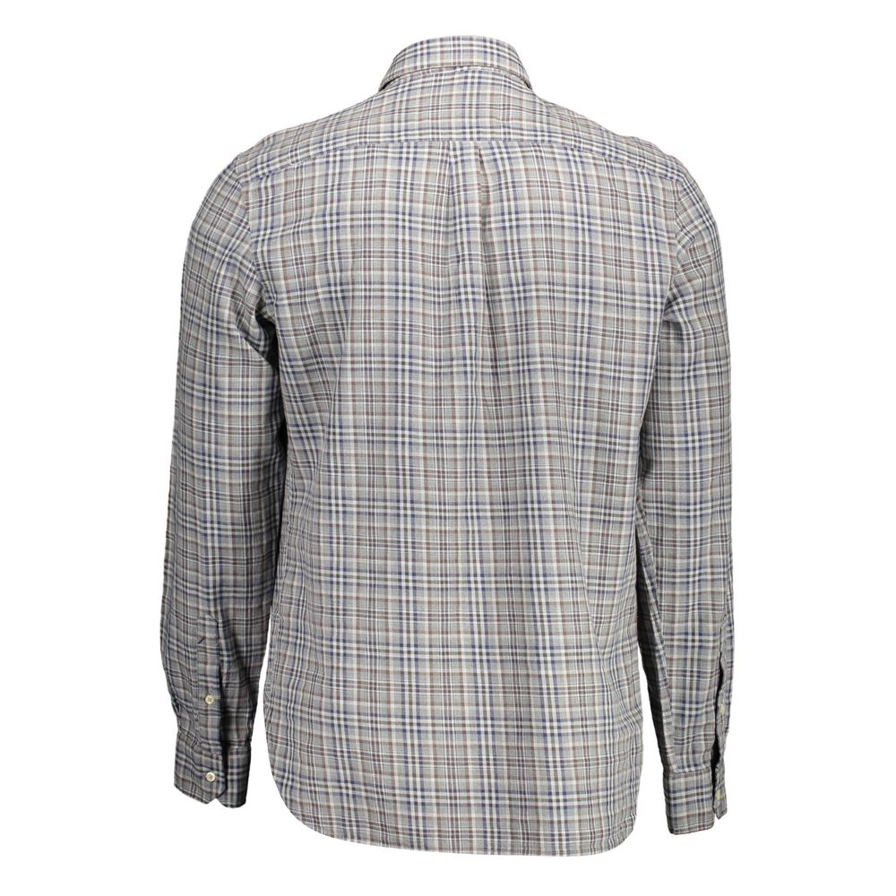 U.S. POLO ASSN. Graues Baumwollhemd