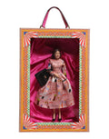 Dolce & Gabbana Rosa Kleid Keramik Porzellan Mode Leder Sizilien Puppen