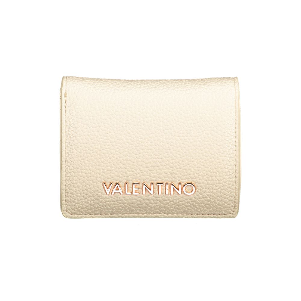 Mario Valentino Beige Polyurethane Damen Geldbörse