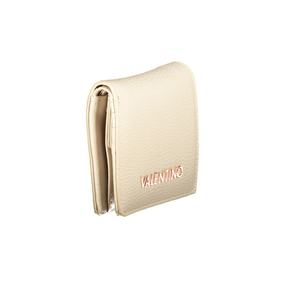 Mario Valentino Beige Polyurethane Damen Geldbörse