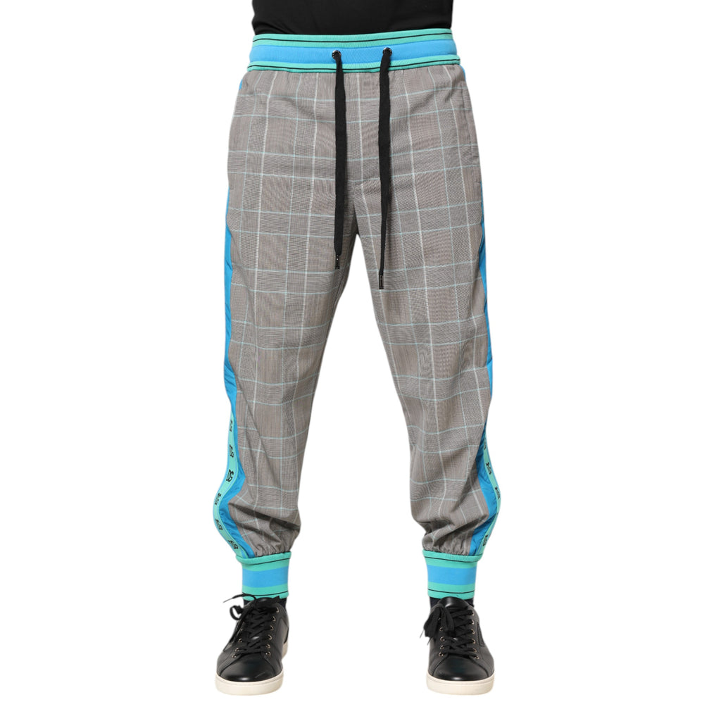 Dolce & Gabbana Multicolor Baumwolle Männer Jogger Sweatpants Hosen