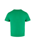 Gucci Grünes T-Shirt mit Logo aus Baumwolle