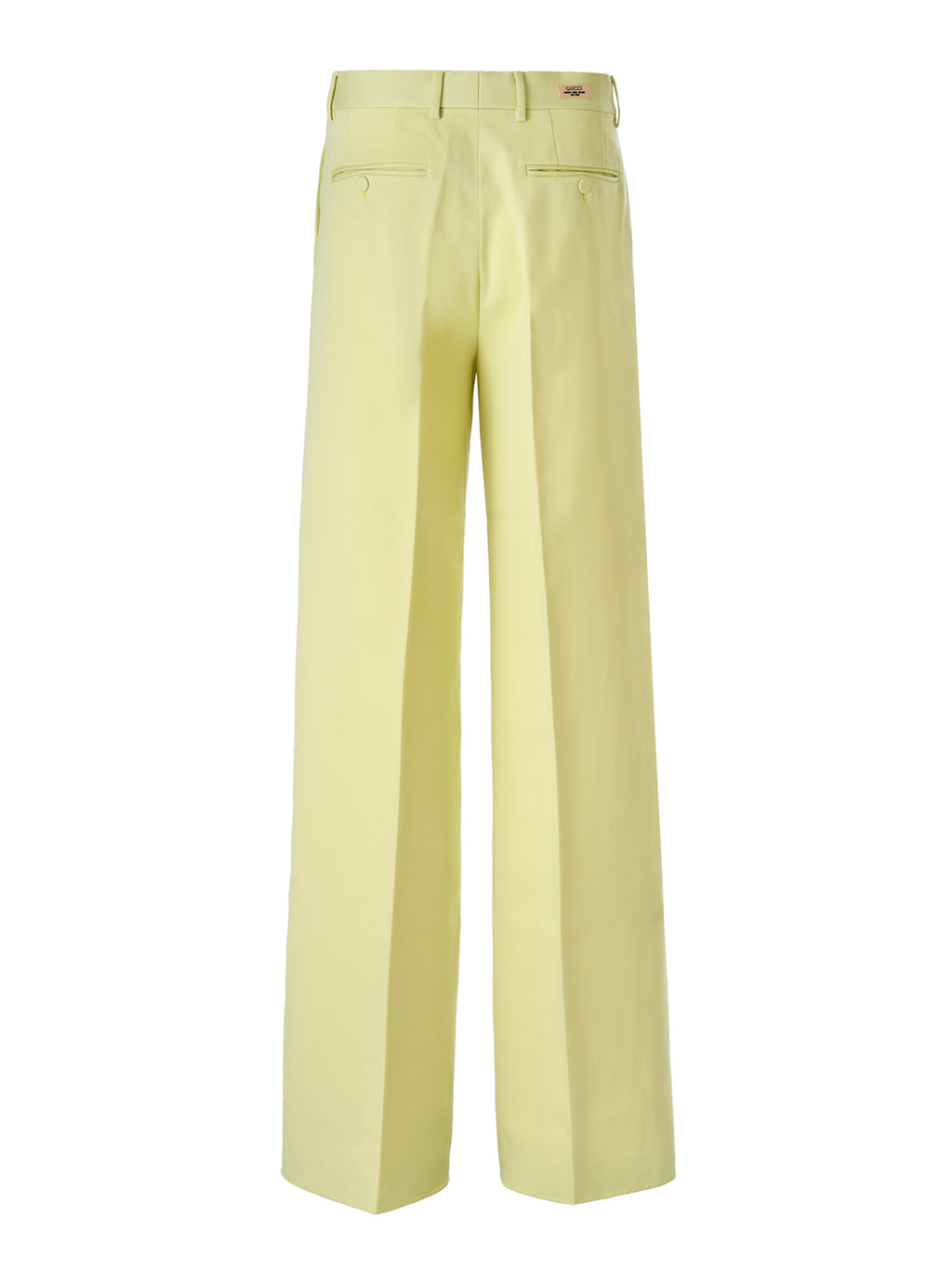 Gucci Limonengelbe Polyester-Hose