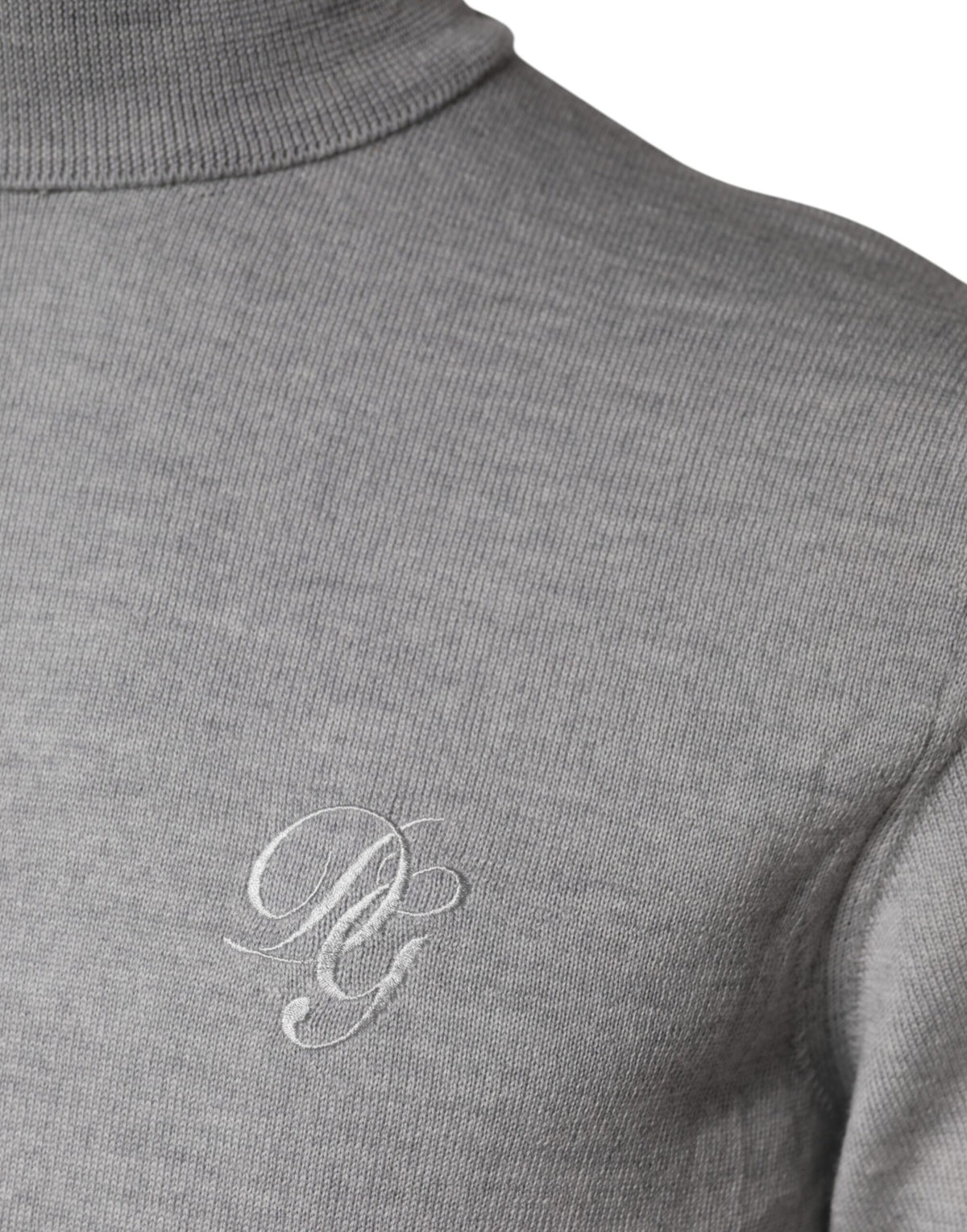Dolce & Gabbana Grauer Pullover aus Wolle für Männer