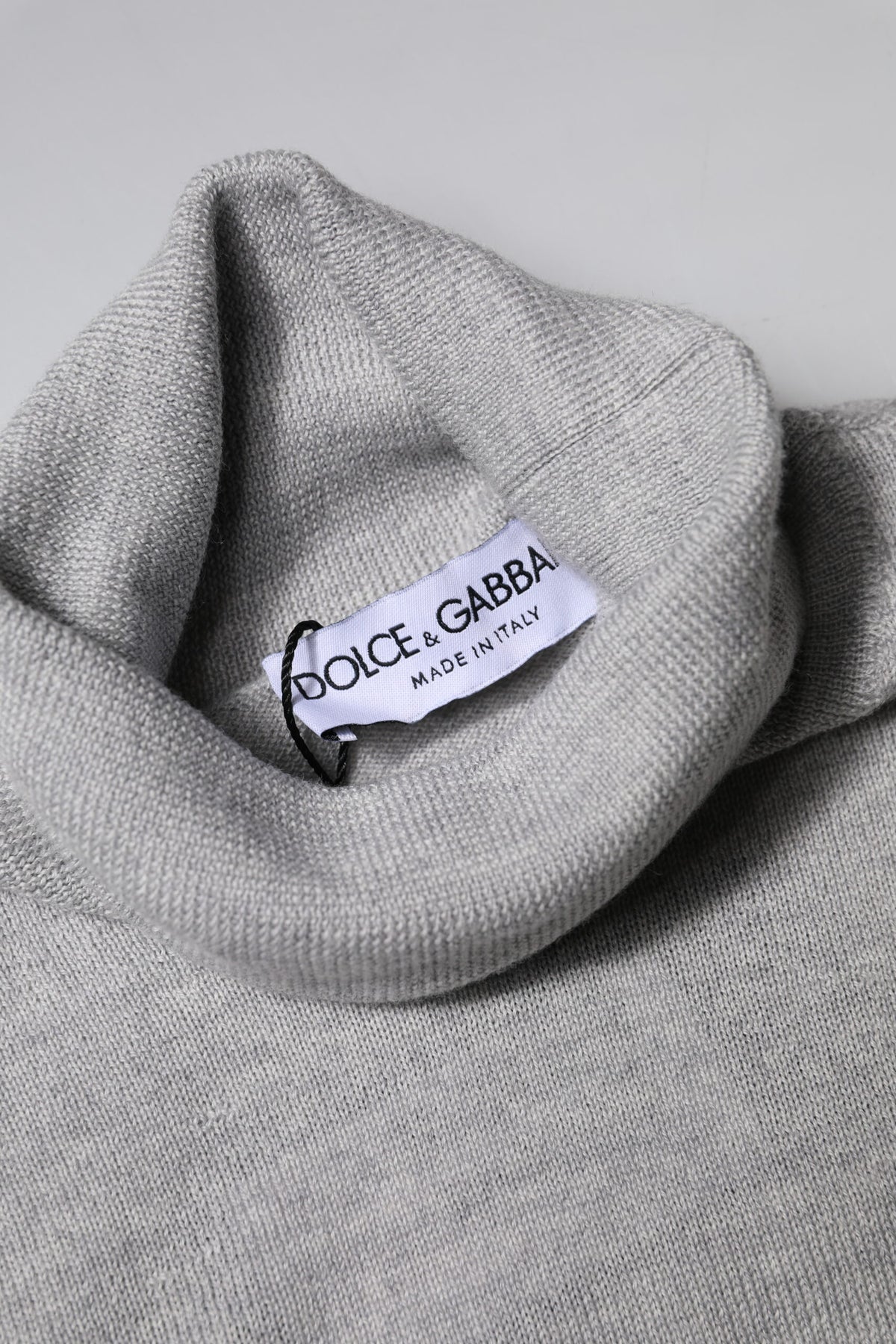 Dolce & Gabbana Grauer Pullover aus Wolle für Männer