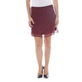 John Galliano Women's Red Silk Skirt