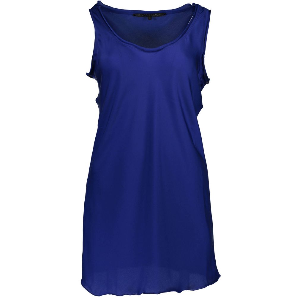 Silvian Heach Blaues Polyester-Damentop