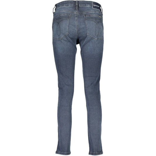 Calvin Klein Blaue Baumwolle Frauen Jeans