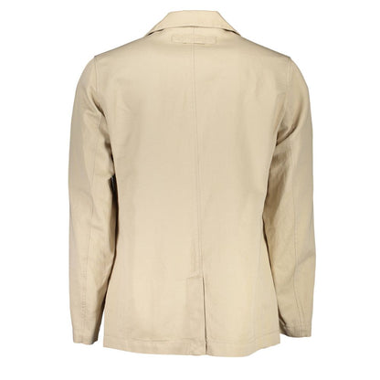 Gant Beigefarbene Baumwolljacke