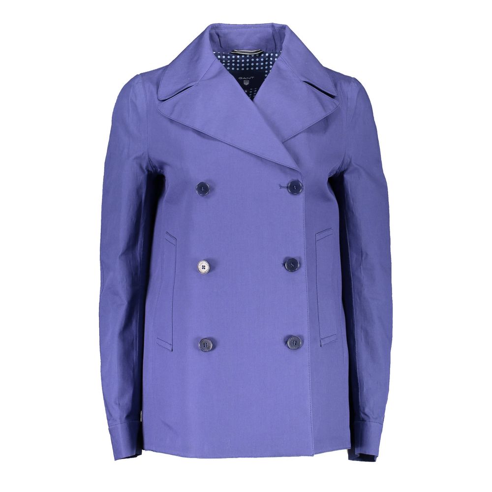 Gant Blauer Baumwoll-Damenmantel