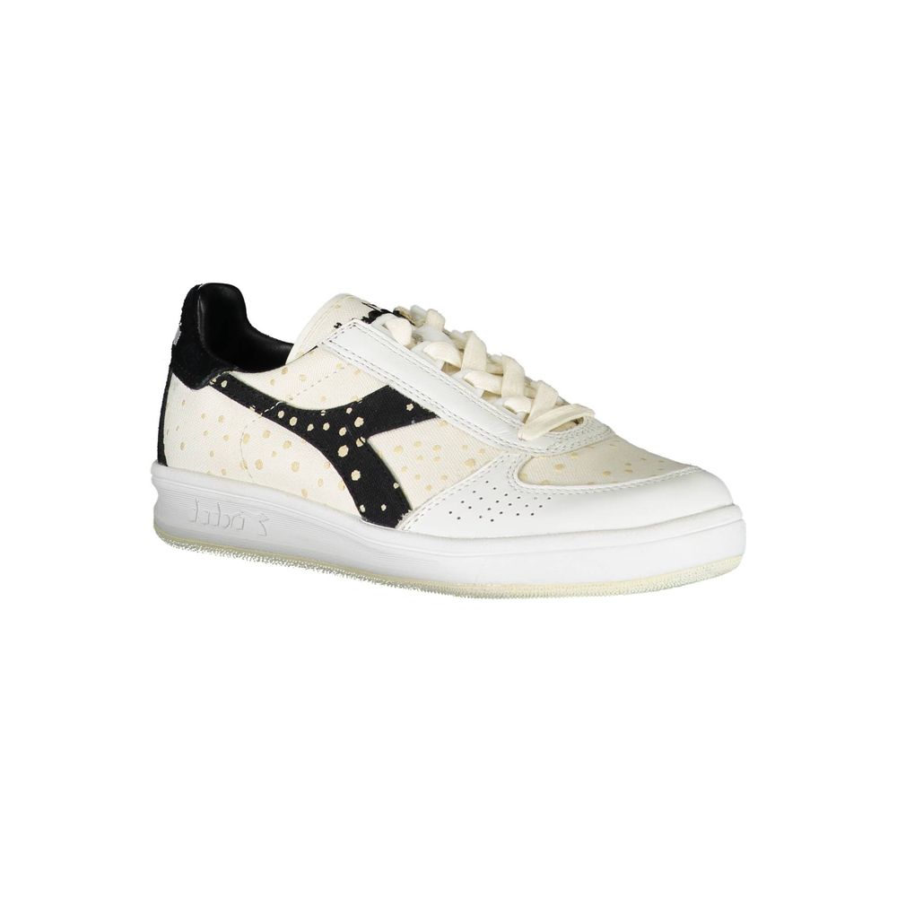 Diadora Women's White Leather Sneakers