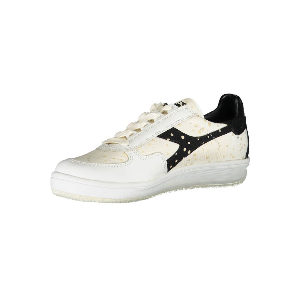 Diadora Women's White Leather Sneakers