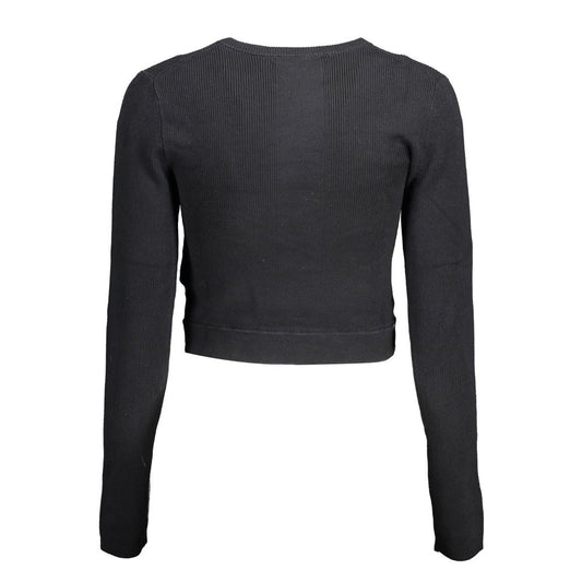 Calvin Klein Schwarzer Lyocell-Pullover für Frauen