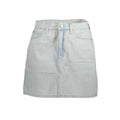 Calvin Klein Light Blue Cotton Skirt for Women