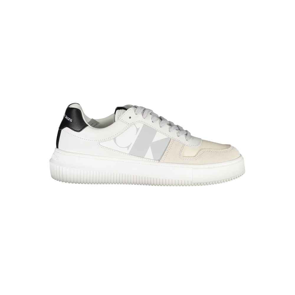 Calvin Klein sneakers made of white polyester
