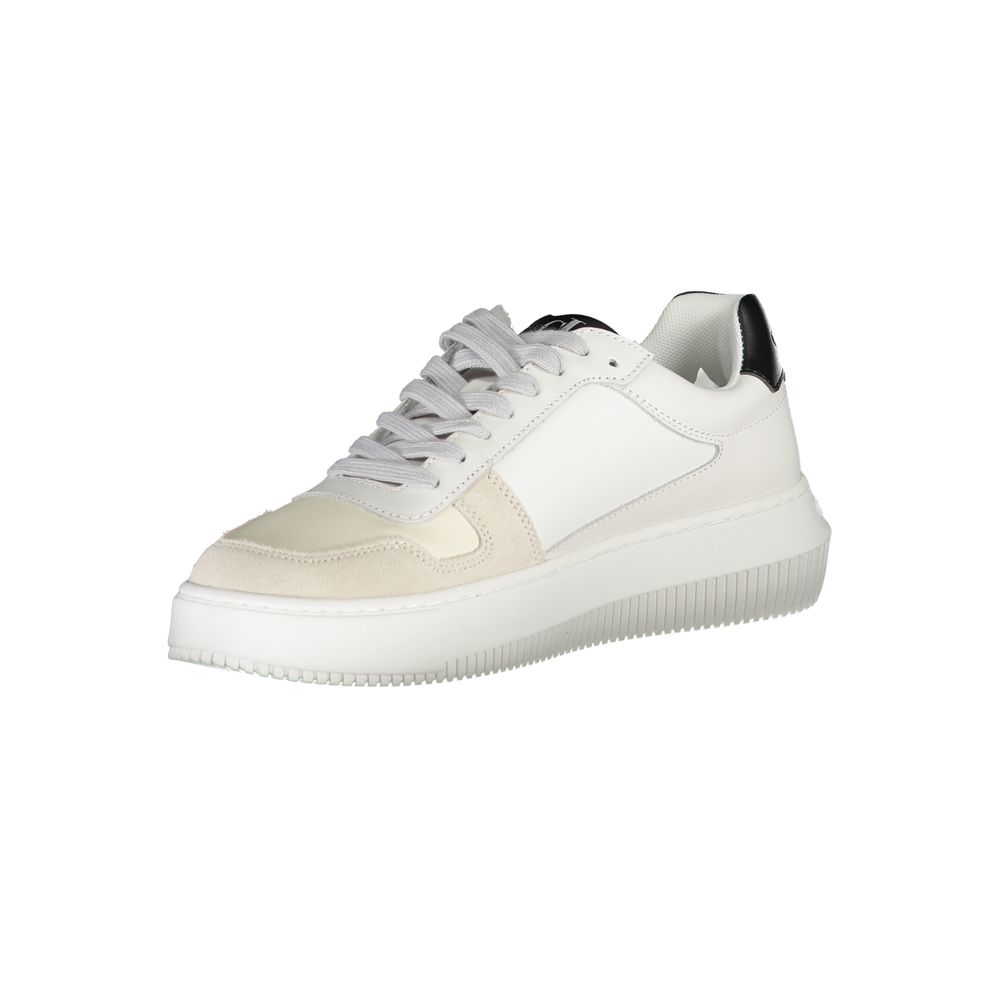 Calvin Klein sneakers made of white polyester