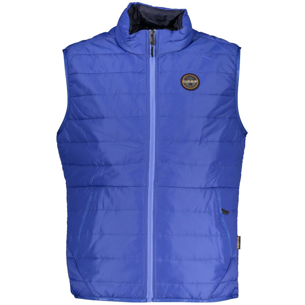Napapijri Blaue Polyester-Herrenjacke